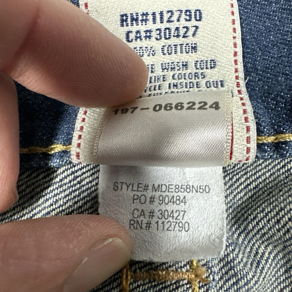 True Religion Men's Boot Cut Jeans Size 36(Fit 37x32) Medium Wash Fade Made USA